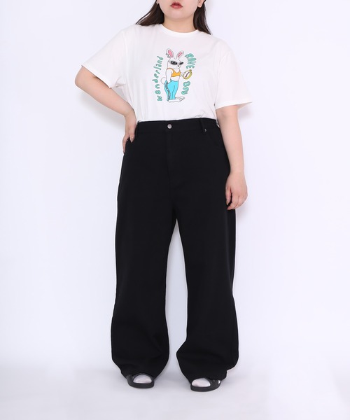 PUNYUS(プニュズ)の「ツイルバギーパンツ(その他パンツ・レディース・ブラック・1/2/3/4)」の16枚目の写真