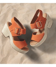Clarks | KimmeiHi Strap / キメイハイストラップ (オレンジスエード)(サンダル)