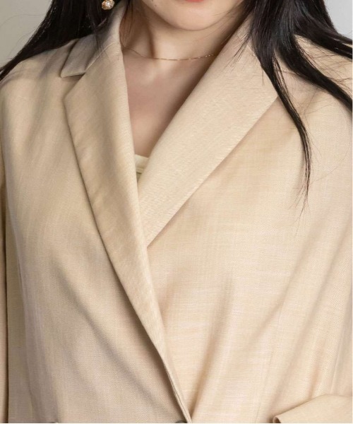 RANDA(ランダ)の「ダブルボタンテーラードジャケット(テーラードジャケット・レディース・ネイビー/ベージュ/グレー・0/1)」の12枚目の写真
