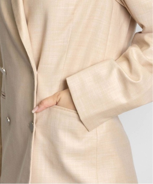 RANDA(ランダ)の「ダブルボタンテーラードジャケット(テーラードジャケット・レディース・ネイビー/ベージュ/グレー・0/1)」の13枚目の写真
