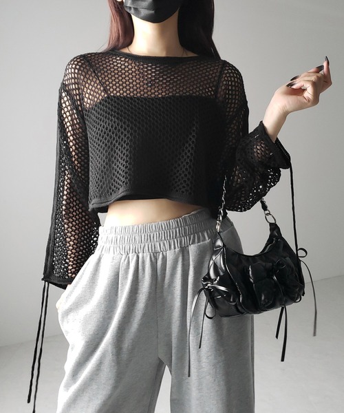 【新品未使用】Shirring ribbon camisole SLY | SHIRRING RIBBON キャミソール (キャミソール ) |SHEL