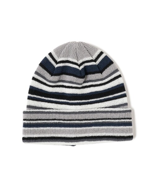 BEAMS（ビームス）の「BEAMS / マルチボーダー ワッチキャップ（ハット・メンズ・ブラウン/ネイビー/ブラック・ONE SIZE）」の12枚目の写真