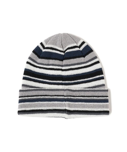 BEAMS（ビームス）の「BEAMS / マルチボーダー ワッチキャップ（ハット・メンズ・ブラウン/ネイビー/ブラック・ONE SIZE）」の13枚目の写真