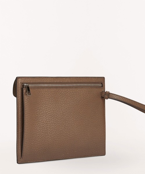 FURLA（フルラ）の「MAN ENEA L POUCH（クラッチバッグ・メンズ・グレイッシュベージュ・ONE SIZE）」の7枚目の写真
