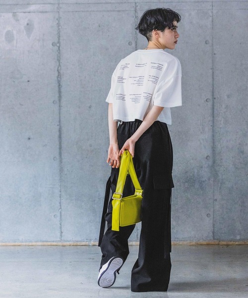 PAGEBOY（ページボーイ）の「マルチロゴショートT（Tシャツ/カットソー・レディース・グリーン/オフホワイト/ブラック・FREE）」の12枚目の写真