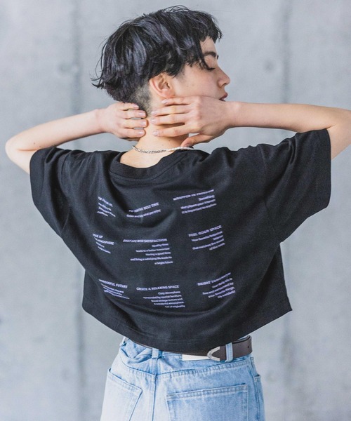 PAGEBOY（ページボーイ）の「マルチロゴショートT（Tシャツ/カットソー・レディース・グリーン/オフホワイト/ブラック・FREE）」の16枚目の写真