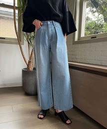 LOWRYS FARM | ＣＯＮＥルーズデニムパンツ　177922(デニムパンツ)