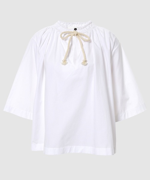 JIL SANDER(ジルサンダー)の「TOP 02(その他トップス・レディース・ネイビー/ホワイト・32/34)」の1枚目の写真