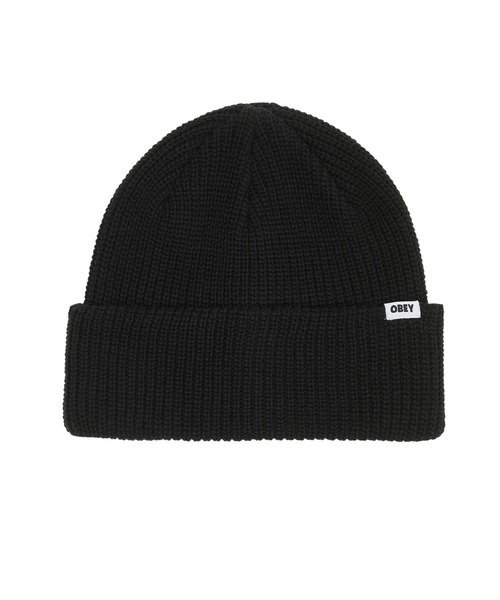 OBEY（オベイ）の「【OBEY】BOLD ORGANIC BEANIE（ニットキャップ/ビーニー・メンズ・ブラック/ホワイト/ネイビー/アッシュグレー/プラム・FREE/O/S）」の9枚目の写真