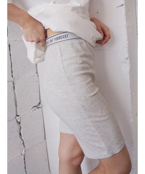 EVRIS（エヴリス）の「ロゴラインバイカーパンツ（その他パンツ・レディース・ブラック/グレー・FREE）」の16枚目の写真