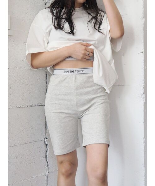 EVRIS（エヴリス）の「ロゴラインバイカーパンツ（その他パンツ・レディース・ブラック/グレー・FREE）」の22枚目の写真