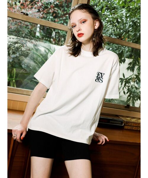 EVRIS（エヴリス）の「ロゴラインバイカーパンツ（その他パンツ・レディース・ブラック/グレー・FREE）」の9枚目の写真