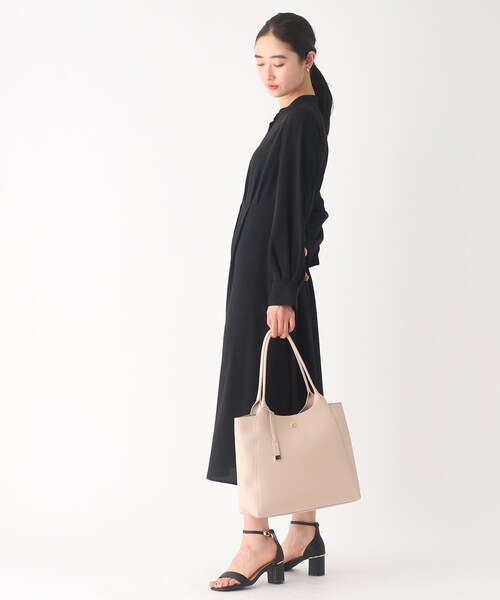 OPAQUE.CLIP（オペークドットクリップ）の「◆トートバッグ【A4収納可/軽量】（トートバッグ・レディース・ベージュ/ブラック/グレー・00）」の4枚目の写真