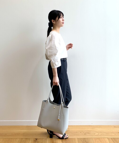 OPAQUE.CLIP（オペークドットクリップ）の「◆トートバッグ【A4収納可/軽量】（トートバッグ・レディース・ベージュ/ブラック/グレー・00）」の16枚目の写真