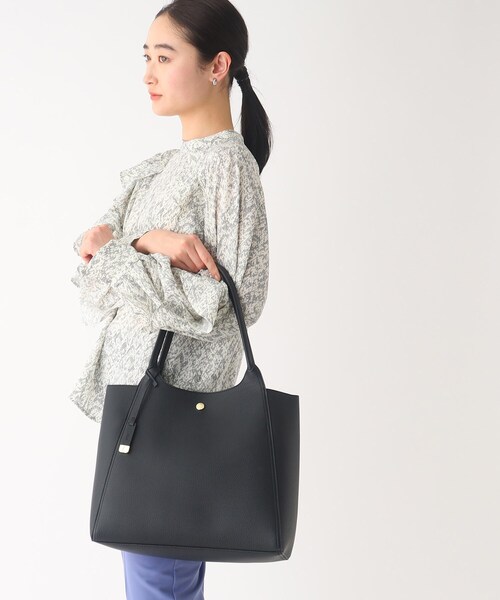 OPAQUE.CLIP（オペークドットクリップ）の「◆トートバッグ【A4収納可/軽量】（トートバッグ・レディース・ベージュ/ブラック/グレー・00）」の5枚目の写真