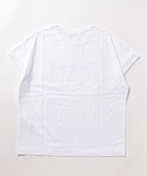 To b. by agnes b.（トゥービーバイアニエスベー）の「WT13 TS マカロンロゴTシャツ（Tシャツ/カットソー・レディース・ホワイト・38/40）」の2枚目の写真