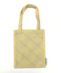 gredecana（グリデカナ）の「カットJQバッグ小　イエロー（トートバッグ）」