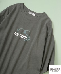 PEANUTS スヌーピー ドロップショルダー フェイクレイヤード 半袖Tシャツ