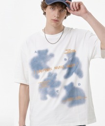 HOOK（フック）の「【HOOK】古着風フロントプリントビッグTEE (SS) (LR)（Tシャツ/カットソー）」