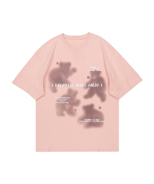 HOOK（フック）の「【HOOK】古着風フロントプリントビッグTEE (SS) (LR)（Tシャツ/カットソー・メンズ・ブラック/ライトベージュ/ライトグレー/ホワイト/ピンク/ダークグリーン/ブラック系その他2/グリーン系その他/ブラック系その他・M/L/XL/S）」の9枚目の写真