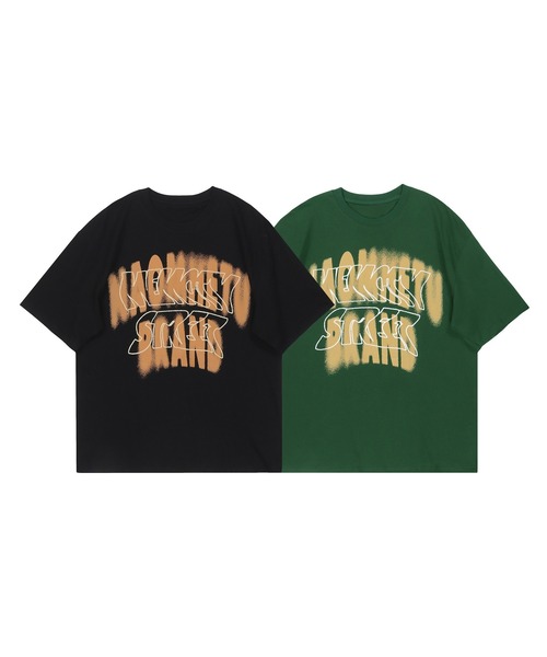 HOOK（フック）の「【HOOK】古着風フロントプリントビッグTEE (SS) (LR)（Tシャツ/カットソー・メンズ・ブラック/ライトベージュ/ライトグレー/ホワイト/ピンク/ダークグリーン/ブラック系その他2/グリーン系その他/ブラック系その他・M/L/XL/S）」の11枚目の写真