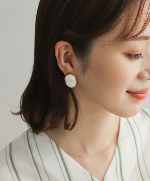 URBAN RESEARCH DOORS(アーバンリサーチドアーズ)の「バッファローホーンイヤリング(イヤリング・レディース・ブラック/シルバー・-)」の7枚目の写真