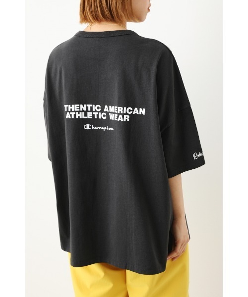 RODEO CROWNS WIDE BOWL（ロデオクラウンズワイドボウル）の「Champion ワイドボックスTシャツ（Tシャツ/カットソー・レディース・ホワイト/チャコールグレー/ターコイズブルー/オレンジ・FREE）」の12枚目の写真