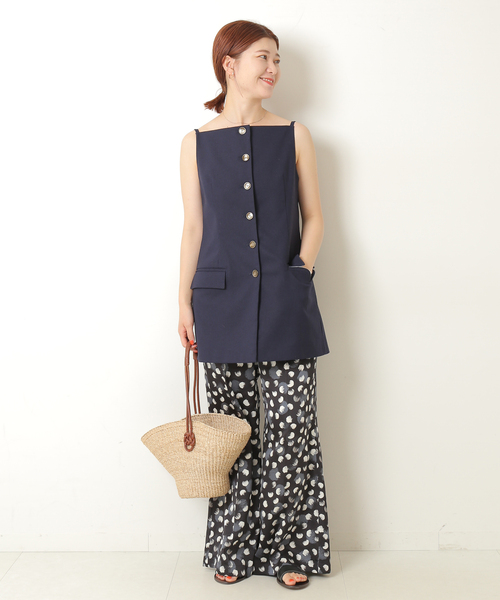 Spick & Span（スピックアンドスパン）の「【MARCHER / マルシェ】レザーハンドルカゴBAG（かごバッグ・レディース・ベージュ・FREE）」の2枚目の写真