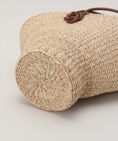 Spick & Span（スピックアンドスパン）の「【MARCHER / マルシェ】レザーハンドルカゴBAG（かごバッグ・レディース・ベージュ・FREE）」の9枚目の写真