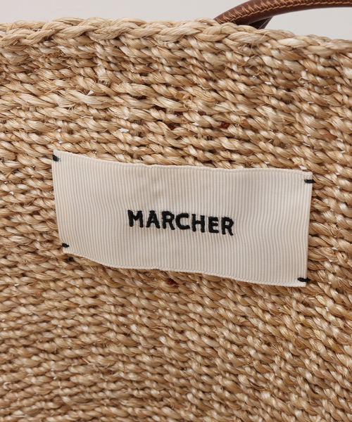 Spick & Span（スピックアンドスパン）の「【MARCHER / マルシェ】レザーハンドルカゴBAG（かごバッグ・レディース・ベージュ・FREE）」の12枚目の写真