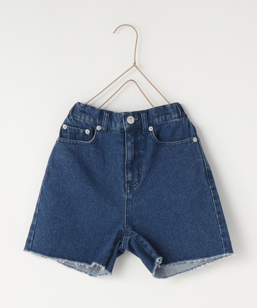 LOWRYS FARM（ローリーズファーム）の「カットオフデニムショートパンツ　 195453（デニムパンツ・キッズ・ブラック/オフホワイト/ブルー・110cm/120cm/130cm/140cm/150cm）」の21枚目の写真
