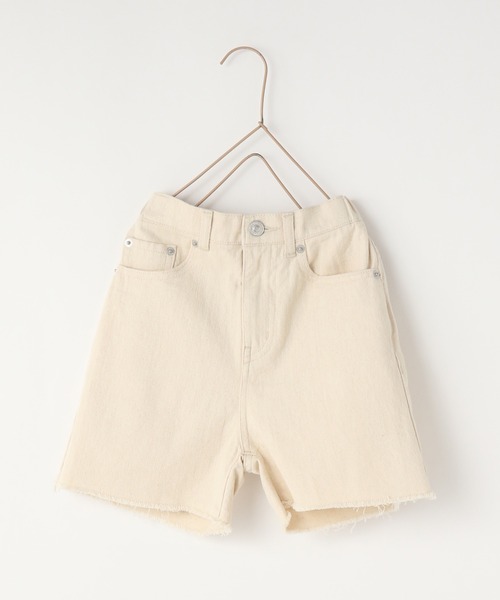 LOWRYS FARM（ローリーズファーム）の「カットオフデニムショートパンツ　 195453（デニムパンツ・キッズ・ブラック/オフホワイト/ブルー・110cm/120cm/130cm/140cm/150cm）」の20枚目の写真
