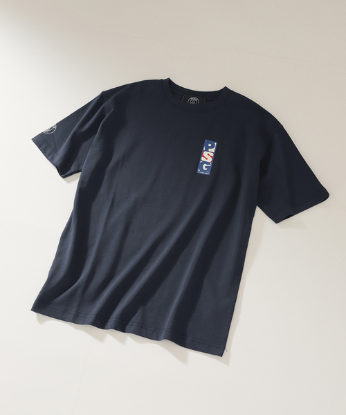 【Paris Saint-Germain】バーティカル ロゴプリント Tシャツ（Tシャツ/カットソー）｜PARIS SAINT-GERMAIN（パリ・サン＝ジェルマン）