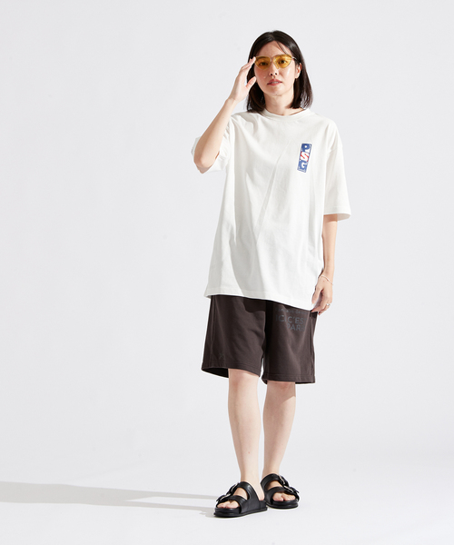 【Paris Saint-Germain】バーティカル ロゴプリント Tシャツ（Tシャツ/カットソー）｜PARIS SAINT-GERMAIN（パリ・サン＝ジェルマン）