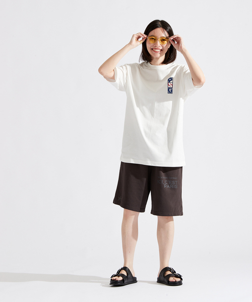 【Paris Saint-Germain】バーティカル ロゴプリント Tシャツ（Tシャツ/カットソー）｜PARIS SAINT-GERMAIN（パリ・サン＝ジェルマン）