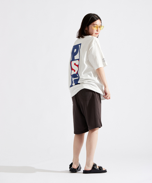 【Paris Saint-Germain】バーティカル ロゴプリント Tシャツ（Tシャツ/カットソー）｜PARIS SAINT-GERMAIN（パリ・サン＝ジェルマン）