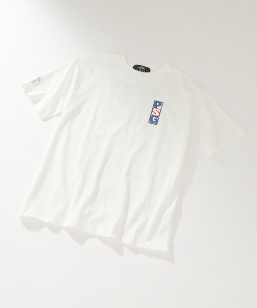 【Paris Saint-Germain】バーティカル ロゴプリント Tシャツ（Tシャツ/カットソー）｜PARIS SAINT-GERMAIN（パリ・サン＝ジェルマン）