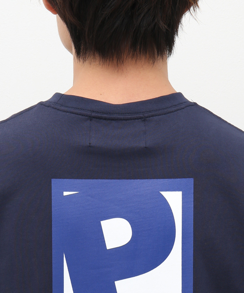 【Paris Saint-Germain】バーティカル ロゴプリント Tシャツ（Tシャツ/カットソー）｜PARIS SAINT-GERMAIN（パリ・サン＝ジェルマン）