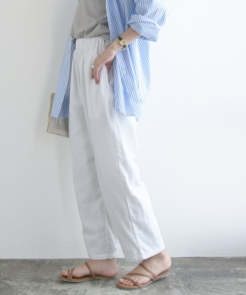 and it_(アンドイット)の「Wガーゼコクーンパンツ(その他パンツ・レディース・アイボリー/ブラック/その他・M-L)」の15枚目の写真