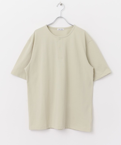 FORK&SPOON（フォークアンドスプーン）の「FORK&SPOON　ヘンリーネックTシャツ（Tシャツ/カットソー・メンズ・アイボリー/ブルー・5/4）」の13枚目の写真