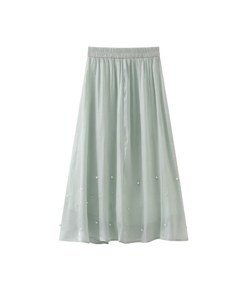 Pearl Deco Satin Sparkle Skirt