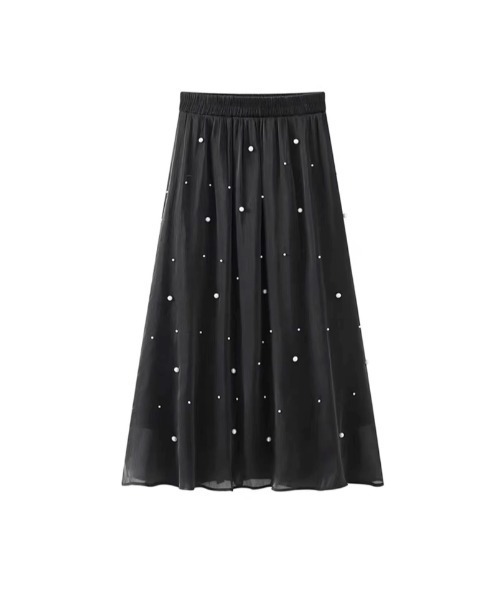 Pearl Deco Satin Sparkle Skirt