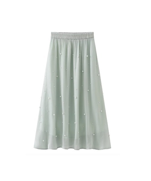 Pearl Deco Satin Sparkle Skirt