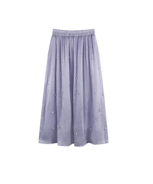 Pearl Deco Satin Sparkle Skirt