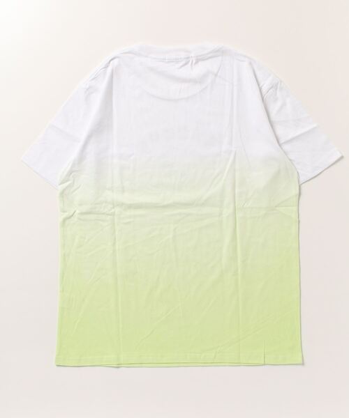 PEANUTS(ピーナッツ)の「PEANUTS スヌーピー グラデーション 半袖 Tシャツ(Tシャツ/カットソー・レディース・ブルーグレー/イエロー/オレンジ/ブルー/グリーン/ピンク・M/L/LL)」の11枚目の写真