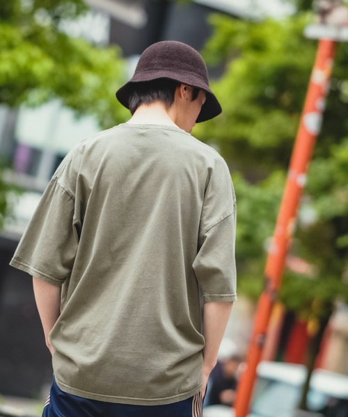 improves(インプローブス)の「【UAU】Mind Laught フラワープリント ピグメント加工 半袖Tシャツ(Tシャツ/カットソー・メンズ・ホワイト/ピンク/オレンジ/ミント/ネイビー/ブルー/カーキ/ブラック・MEDIUM/LARGE/X-LARGE)」の16枚目の写真