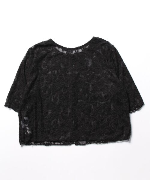 nemne store(ネンネストア)の「前後2way花柄レースカーディガン(カーディガン/ボレロ・レディース・ブラック/アイボリー/ブルー・フリー)」の11枚目の写真