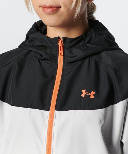 UNDER ARMOUR（アンダーアーマー）の「UAメッシュ ライナー ウーブン フルジップ ジャケット 〈ソリッド〉（トレーニング/レディース）（その他アウター・レディース・ブラック・S/L/XL/M）」の5枚目の写真
