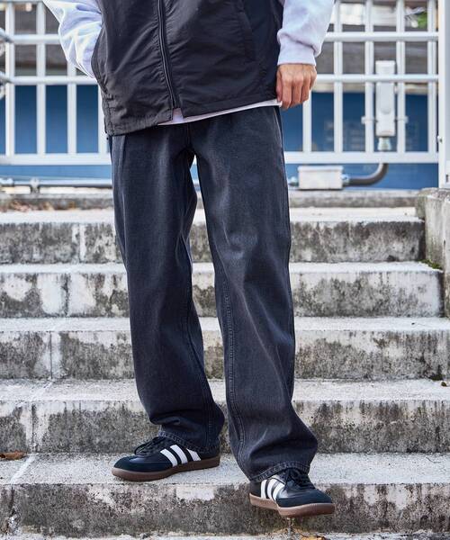 FFEIN(フェイン)の「【FFEIN(フェイン)】ヴィンテージライクタックデニムパンツ(デニムパンツ・メンズ・チャコール/ブラック/ブルー・LARGE/SMALL/MEDIUM)」の6枚目の写真