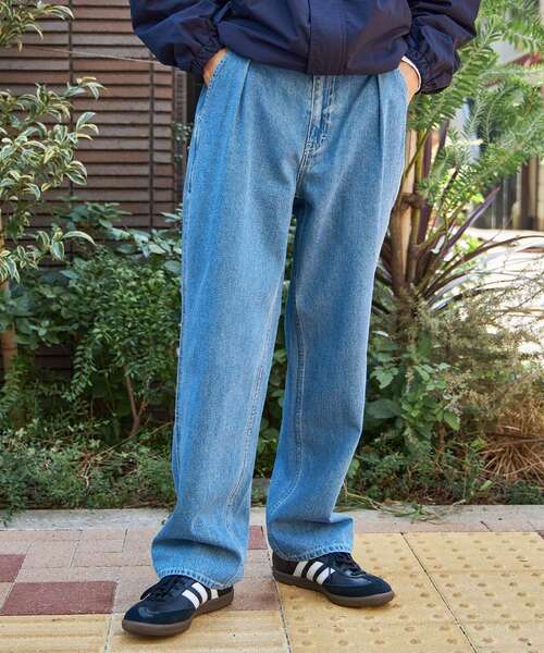 FFEIN(フェイン)の「【FFEIN(フェイン)】ヴィンテージライクタックデニムパンツ(デニムパンツ・メンズ・チャコール/ブラック/ブルー・LARGE/SMALL/MEDIUM)」の21枚目の写真